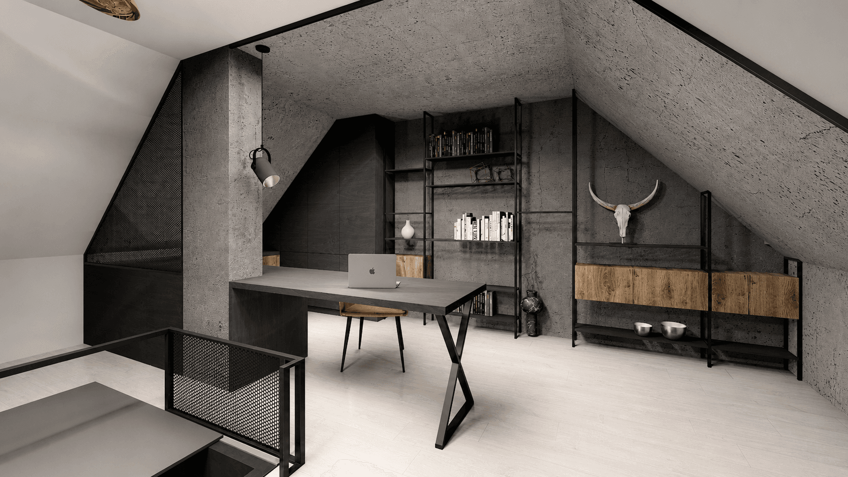 Mansardă Penthouse Tractorul — Interior, Brașov (imagine 3)