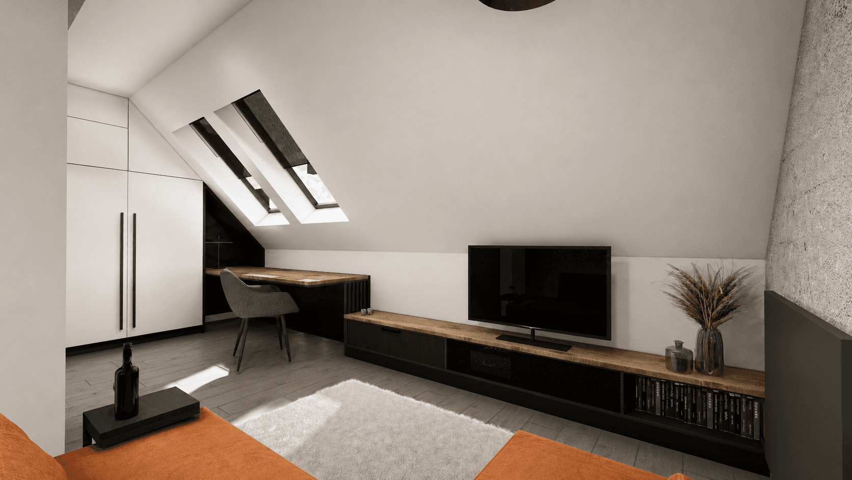 Penthouse Tractorul — Interior, Brașov (imagine 11)