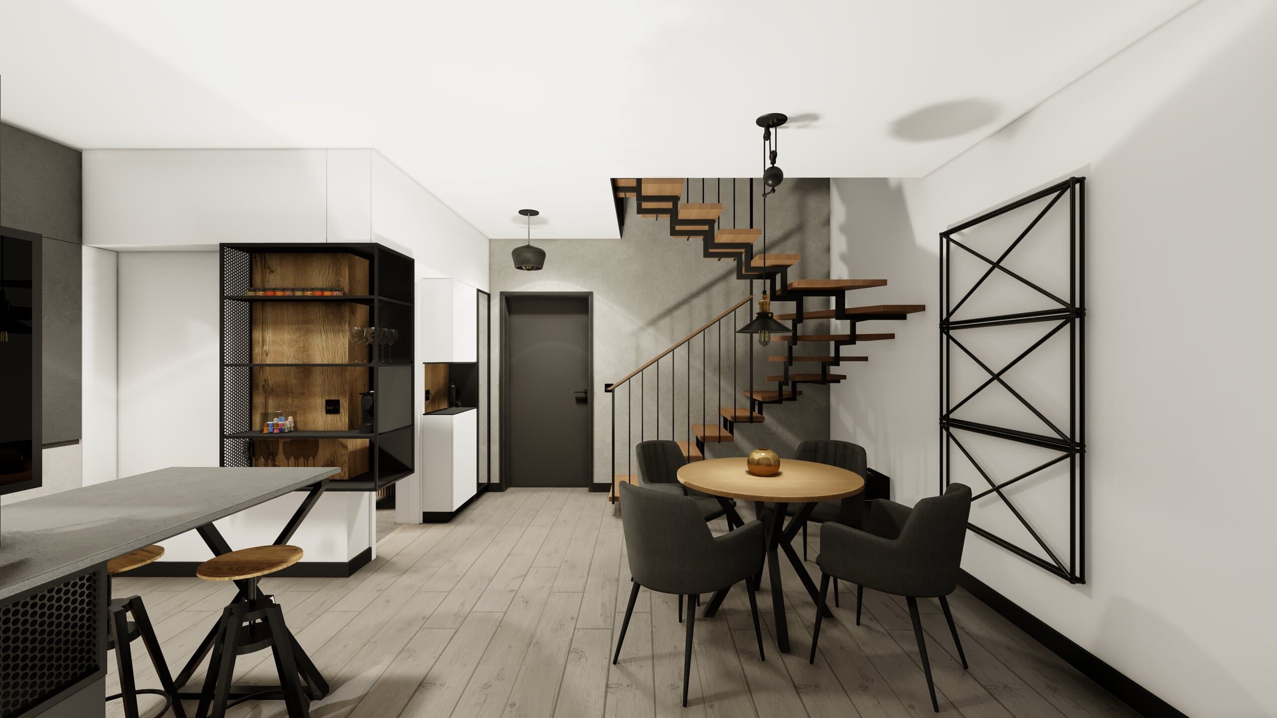 Penthouse Tractorul — Interior, Brașov (imagine 3)